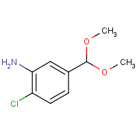 CAS: 2244087-36-1 | OR55365 | 2-Chloro-5-(dimethoxymethyl)aniline