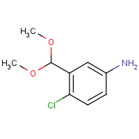 CAS: 2244085-05-8 | OR55369 | 4-Chloro-3-(dimethoxymethyl)aniline