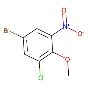 CAS: 2091142-75-3 | OR55555 | 5-Bromo-1-chloro-2-methoxy-3-nitrobenzene