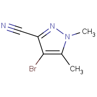 CAS: 863751-81-9 | OR55637 | 1,5-Dimethyl-4-bromopyrazole-3-carbonitrile