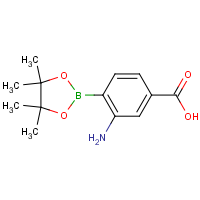 CAS: | OR55725 | 3-Amino-4-(dihydroxyboranyl)benzoic acid, pinacol ester