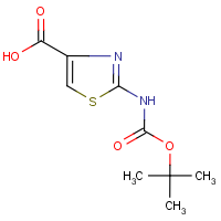 CAS:83673-98-7 | OR5596 | 2-Amino-1,3-thiazole-4-carboxylic acid, 2-BOC protected