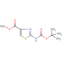 CAS: 850429-62-8 | OR5619 | Methyl 2-amino-1,3-thiazole-4-carboxylate, 2-BOC protected