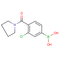 CAS:850589-51-4 | OR5813 | 3-Chloro-4-(N-pyrrolidin-1-ylcarbonyl)benzeneboronic acid