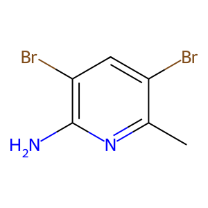 CAS:91872-10-5 | OR5858 | 2-Amino-3,5-dibromo-6-methylpyridine