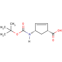 CAS:151907-80-1 | OR5860 | (1R,4S)-(-)-4-Aminocyclopent-2-ene-1-carboxylic acid, N-BOC protected