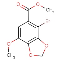 CAS:81474-46-6 | OR5901 | Methyl 2-bromo-3,4-methylenedioxy-5-methoxybenzoate