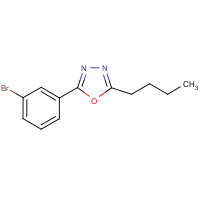 CAS: 957065-94-0 | OR59331 | 2-(3-Bromophenyl)-5-butyl-1,3,4-oxadiazole