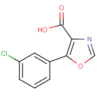 CAS: 255876-54-1 | OR59364 | 5-(3-Chlorophenyl)-1,3-oxazole-4-carboxylic acid