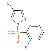 CAS:957062-77-0 | OR59377 | 4-Bromo-1-[(2-bromophenyl)sulphonyl]-1H-pyrazole
