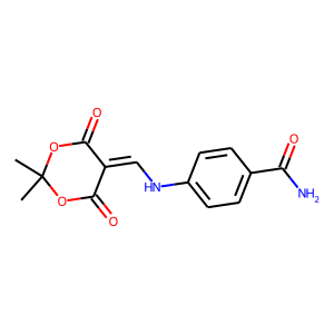CAS: 909344-67-8 | OR59957 | 4-{[(2,2-Dimethyl-4,6-dioxo-1,3-dioxan-5-ylidene)methyl]amino}benzamide