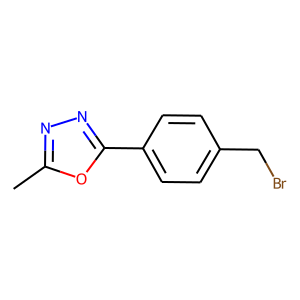 CAS:946409-17-2 | OR59997 | 2-[4-(Bromomethyl)phenyl]-5-methyl-1,3,4-oxadiazole
