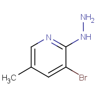 CAS:1289007-61-9 | OR60227 | 3-Bromo-2-hydrazino-5-methylpyridine