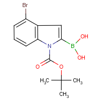 CAS: 957034-29-6 | OR6096 | 4-Bromoindole-2-boronic acid, N-BOC protected