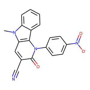 CAS:352548-47-1 | OR61098 | 5-Methyl-1-(4-nitrophenyl)-2-oxo-2,5-dihydro-1H-pyrido[3,2-b]indole-3-carbonitrile