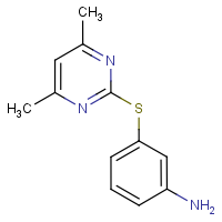 CAS: 387358-42-1 | OR6113 | 3-[(4,6-Dimethylpyrimidin-2-yl)sulphanyl]aniline