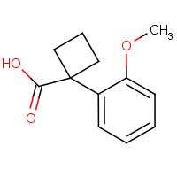 CAS: 74205-38-2 | OR61140 | 1-(2-Methoxyphenyl)cyclobutane-1-carboxylic acid