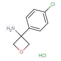 CAS: 1245896-06-3 | OR61146 | 3-Amino-3-(4-chlorophenyl)oxetane hydrochloride