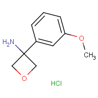 CAS: 1332765-95-3 | OR61149 | 3-Amino-3-(3-methoxyphenyl)oxetane hydrochloride