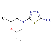 CAS: 923682-98-8 | OR61159 | 2-Amino-5-(2,6-dimethylmorpholin-4-yl)-1,3,4-thiadiazole
