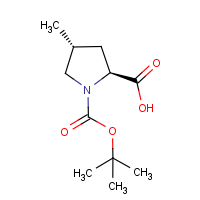 CAS:364750-80-1 | OR61167 | (2S,4R)-4-Methylpyrrolidine-2-carboxylic acid, N-BOC protected
