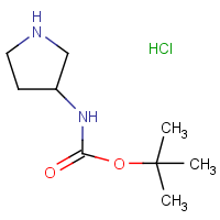 CAS: 1188263-72-0 | OR61180 | 3-Aminopyrrolidine, 3-BOC protected hydrochloride
