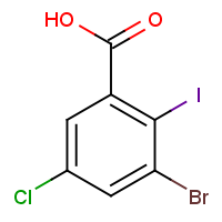 CAS: 213771-13-2 | OR61183 | 3-Bromo-5-chloro-2-iodobenzoic acid