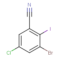 CAS: 1160574-37-7 | OR61187 | 3-Bromo-5-chloro-2-iodobenzonitrile