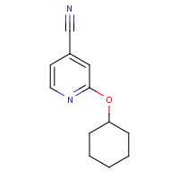 CAS:1016867-57-4 | OR61211 | 2-(Cyclohexyloxy)isonicotinonitrile