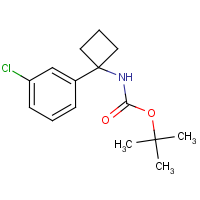 CAS: 1332765-77-1 | OR61235 | 1-(3-Chlorophenyl)cyclobutan-1-amine, N-BOC protected