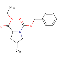 CAS:1332765-57-7 | OR61278 | 1-Benzyl 2-ethyl 4-methylenepyrrolidine-1,2-dicarboxylate