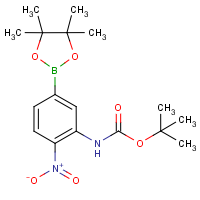 CAS:1404561-06-3 | OR61287 | 3-Amino-4-nitrobenzeneboronic acid, pinacol ester, N-BOC protected