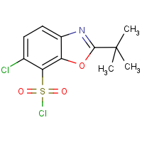 CAS: 361392-60-1 | OR61290 | 2-(tert-Butyl)-6-chloro-1,3-benzoxazole-7-sulphonyl chloride
