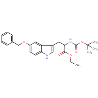 CAS:1257535-32-2 | OR61352 | 5-(Benzyloxy)-DL-tryptophan ethyl ester, N-BOC protected