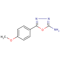 CAS: 5711-61-5 | OR6137 | 2-Amino-5-(4-methoxyphenyl)-1,3,4-oxadiazole