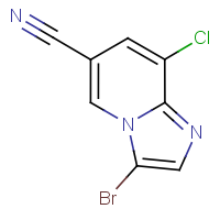 CAS: 1221791-70-3 | OR61374 | 3-Bromo-8-chloroimidazo[1,2-a]pyridine-6-carbonitrile