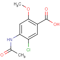 CAS: 24201-13-6 | OR61536 | 4-Acetamido-5-chloro-2-methoxybenzoic acid
