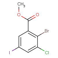CAS: 2383015-21-0 | OR61546 | Methyl 2-bromo-3-chloro-5-iodobenzoate