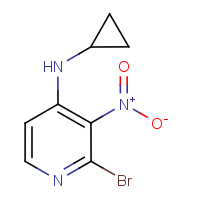 CAS:1396554-43-0 | OR61614 | 2-Bromo-4-(cyclopropylamino)-3-nitropyridine