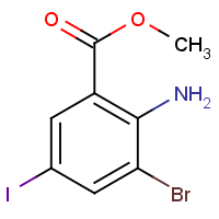 CAS: 1235468-50-4 | OR61620 | Methyl 2-amino-3-bromo-5-iodobenzoate