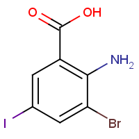 CAS: 101421-33-4 | OR61623 | 2-Amino-3-bromo-5-iodobenzoic acid
