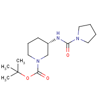 CAS: 1338222-48-2 | OR62023 | (3S)-3-{[(Pyrrolidin-1-yl)carbonyl]amino}piperidine, N1-BOC protected