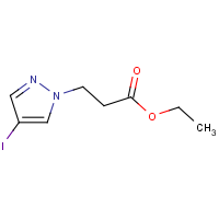 CAS: 6645-80-3 | OR62033 | Ethyl 3-(4-iodopyrazol-1-yl)propanoate