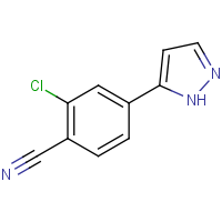 CAS:1297537-37-1 | OR62034 | 2-Chloro-4-(1H-pyrazol-5-yl)benzonitrile