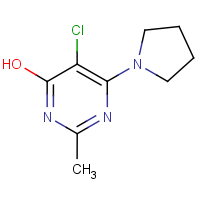 CAS:1135283-15-6 | OR62045 | 5-Chloro-4-hydroxy-2-methyl-6-(pyrrolidin-1-yl)pyrimidine