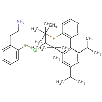 CAS: 1142811-12-8 | OR62203 | Chloro[2-(di-tert-butylphosphino)-2',4',6'-triisopropyl-1,1'-biphenyl][2-(2-aminoethyl)phenyl)]palla