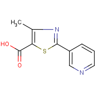 CAS: 39091-01-5 | OR6274 | 4-Methyl-2-(pyridin-3-yl)-1,3-thiazole-5-carboxylic acid