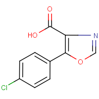 CAS:143659-14-7 | OR6278 | 5-(4-Chlorophenyl)-1,3-oxazole-4-carboxylic acid