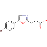 CAS:23464-96-2 | OR6285 | 3-[5-(4-Bromophenyl)-1,3-oxazol-2-yl]propanoic acid