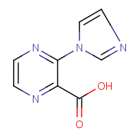 CAS: 717848-23-2 | OR6288 | 3-(1H-Imidazol-1-yl)pyrazine-2-carboxylic acid